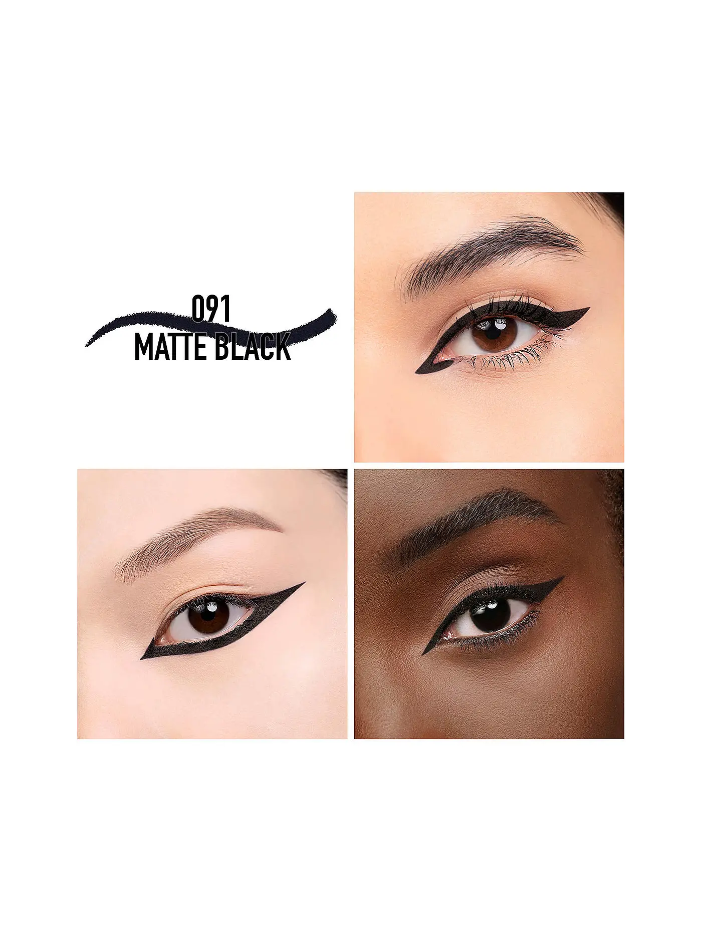 DIOR | Diorshow Stylo Wasserfester Eyeliner (091 Matte Black) | 